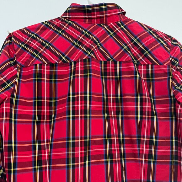 J.Crew Factory Plaid Cotton Shirt XS - Picture 6 of 7